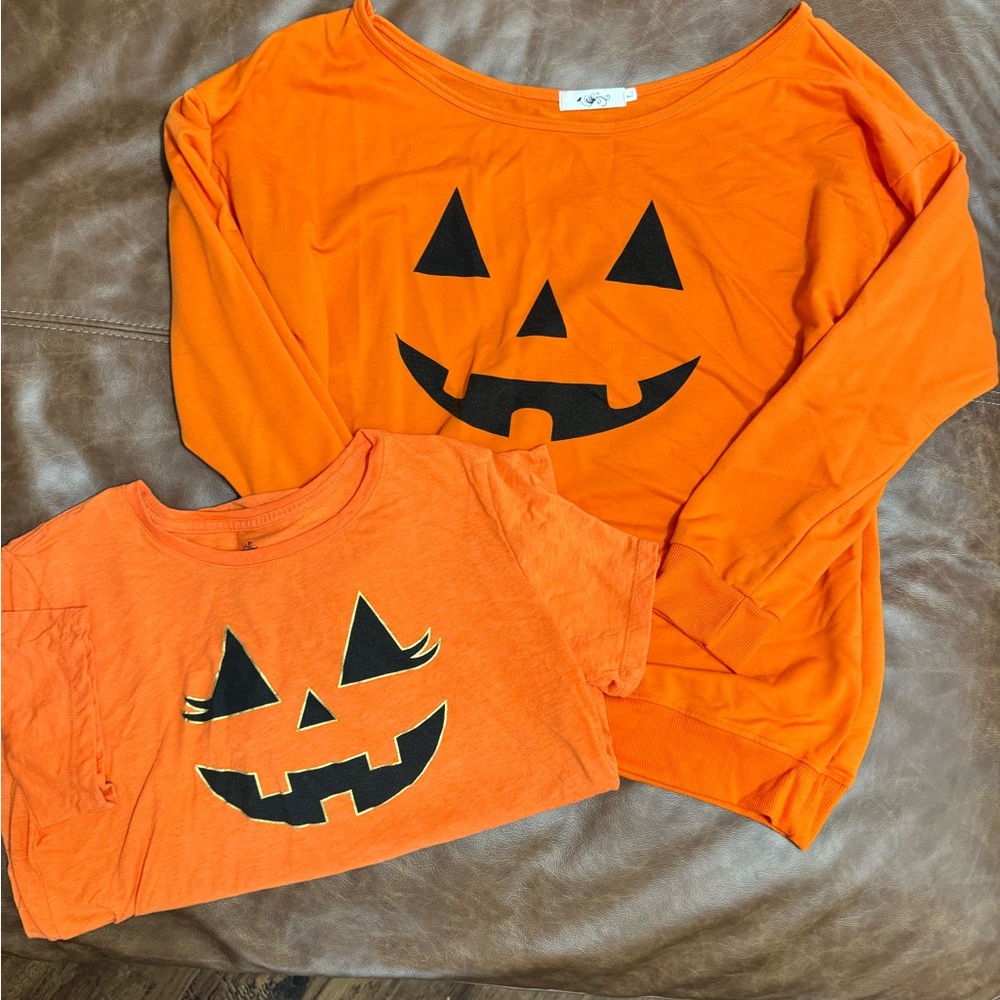 Halloween Orange Pumpkin Shirt Bundle